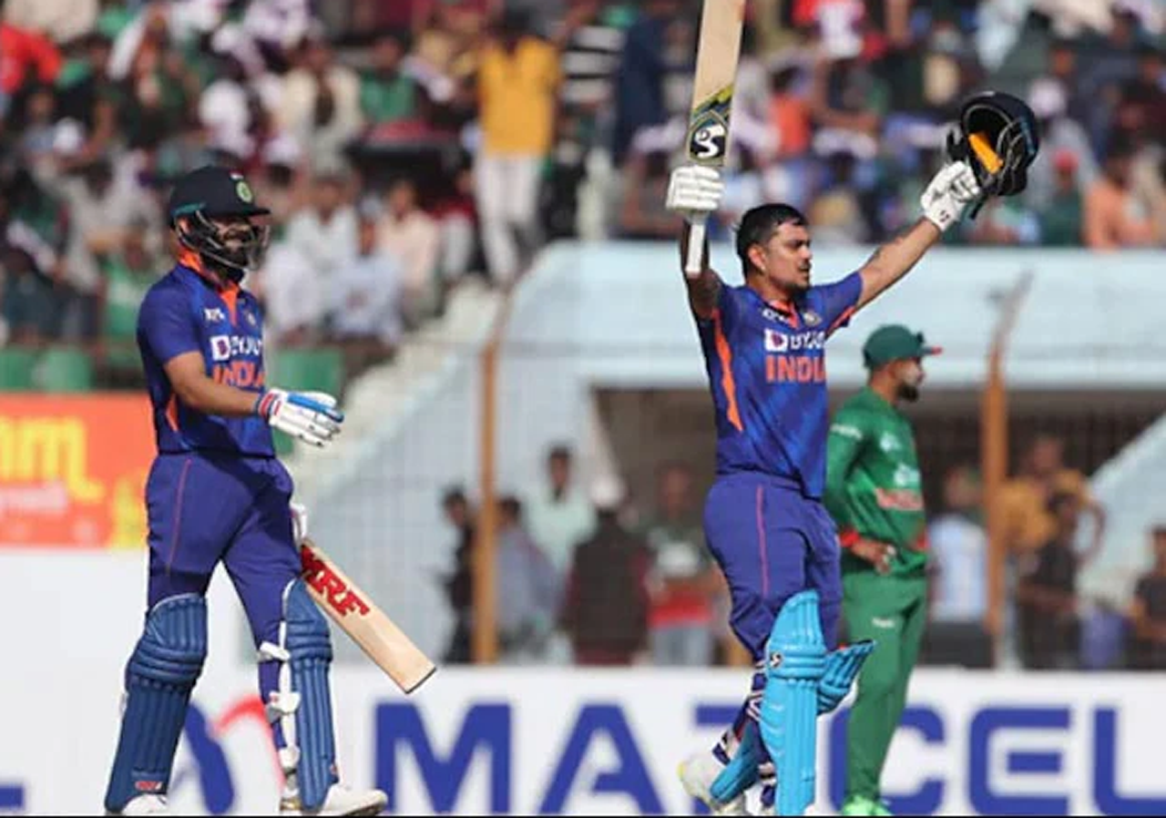 IND vs BAN | మూడో వన్డే.. ఇషాన్ డబుల్ సెంచరీ, కోహ్లీ శతకం.. బంగ్లా లక్ష్యం 410