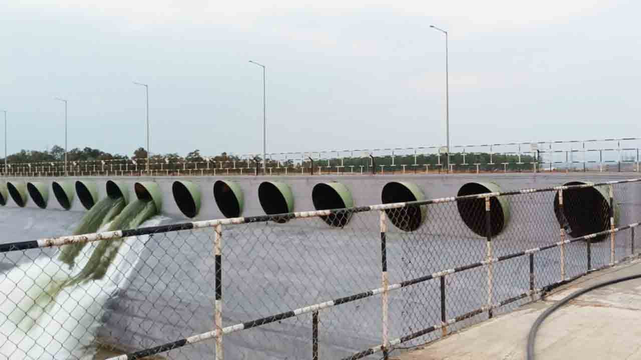 కన్నెపల్లిలో ఐదో మోటర్‌ ఆన్‌