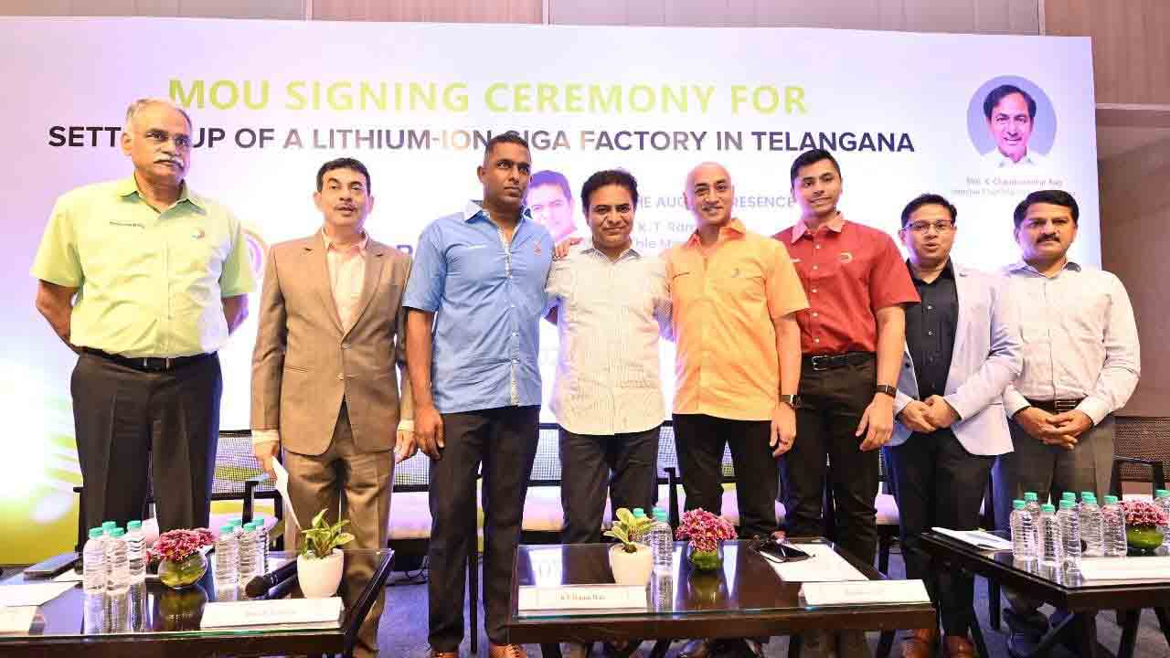 తెలంగాణ‌లో అమ‌ర‌రాజా గ్రూప్ భారీ పెట్టుబ‌డి