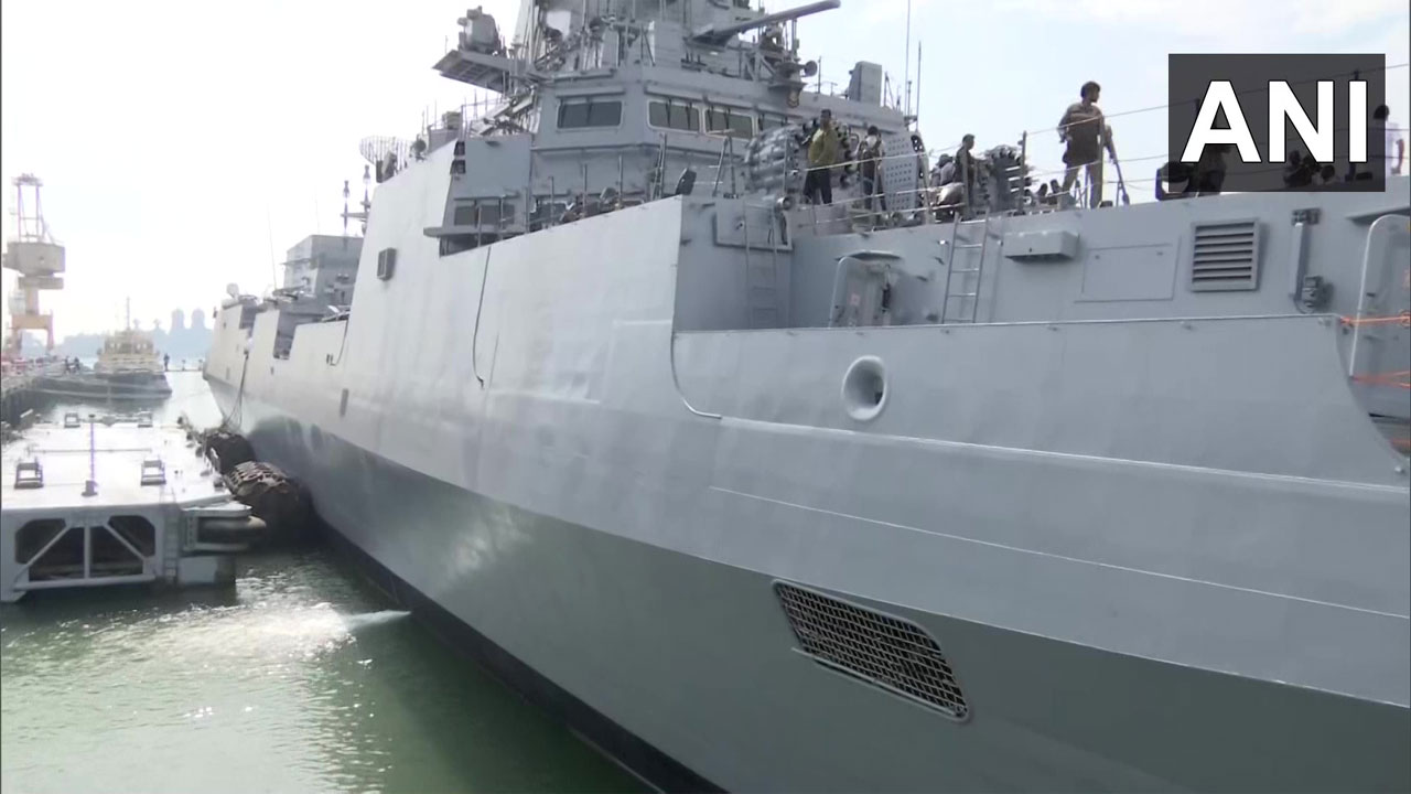 రేపే నేవీలోకి ఐఎన్ఎస్ మ‌ర్ముగోవా యుద్ధ నౌక‌