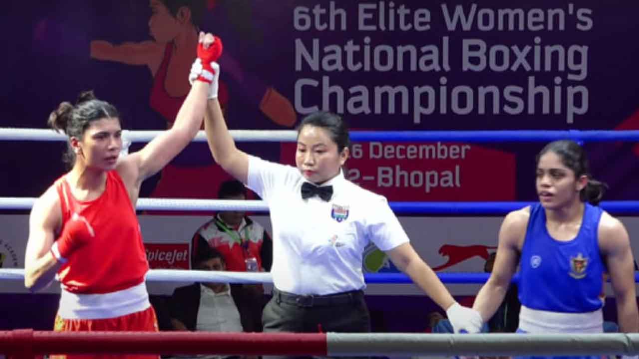 Nikhat Zareen | జాతీయ బాక్సింగ్‌ ఛాంప్‌గా నిఖత్‌ జరీన్‌.. ఫైనల్స్‌లో అనామికపై 4-1 తో విజయం