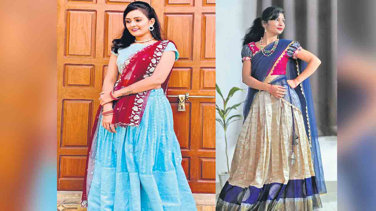 లక్షణంగా.. లంగావోణీ