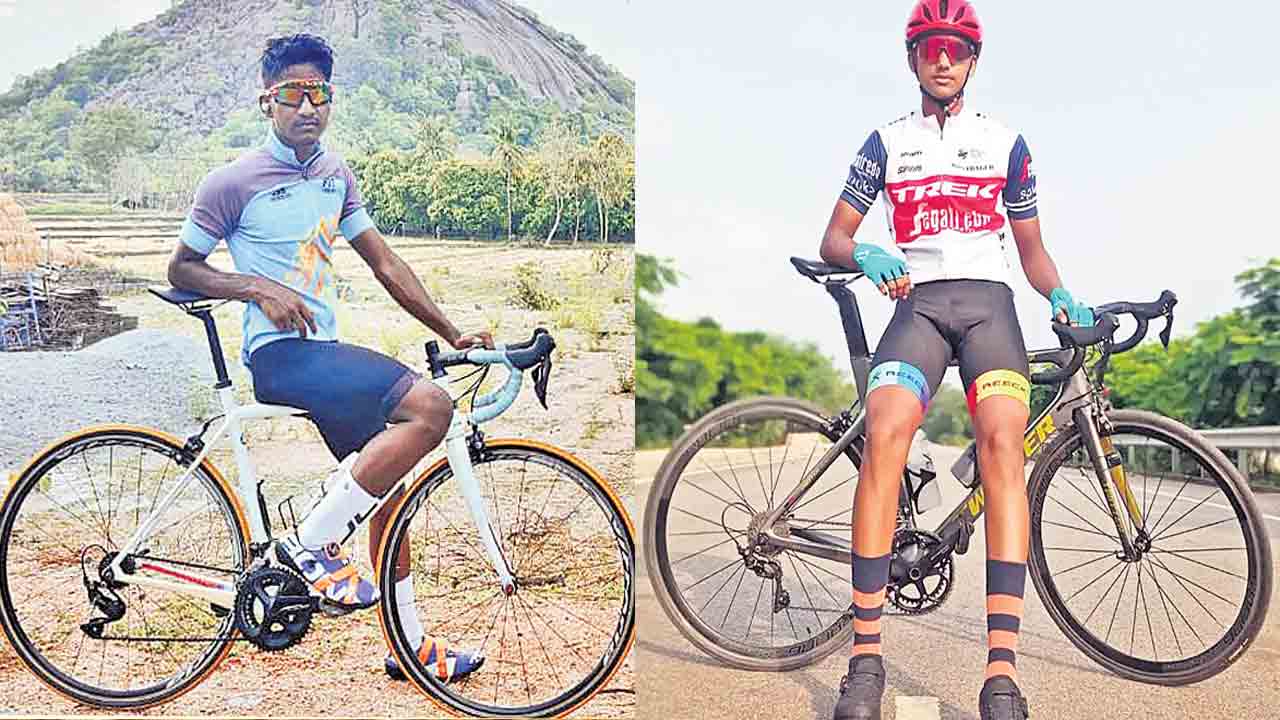 జాతీయ స్థాయి సైక్లింగ్‌ పోటీలకు జిల్లా సైక్లిస్టుల ఎంపిక