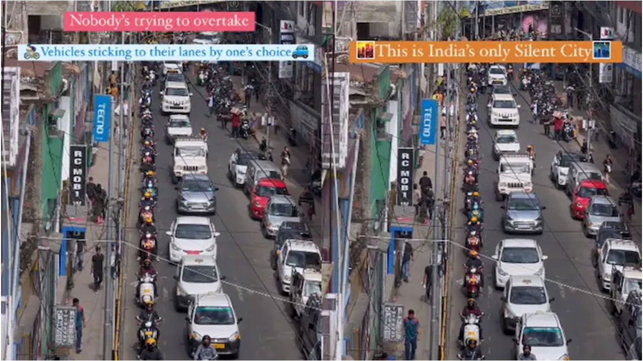 వైర‌ల్ వీడియో : ఇరుకైన వీధిలో ట్రాఫిక్ ఇబ్బందులు లేకుండా..!