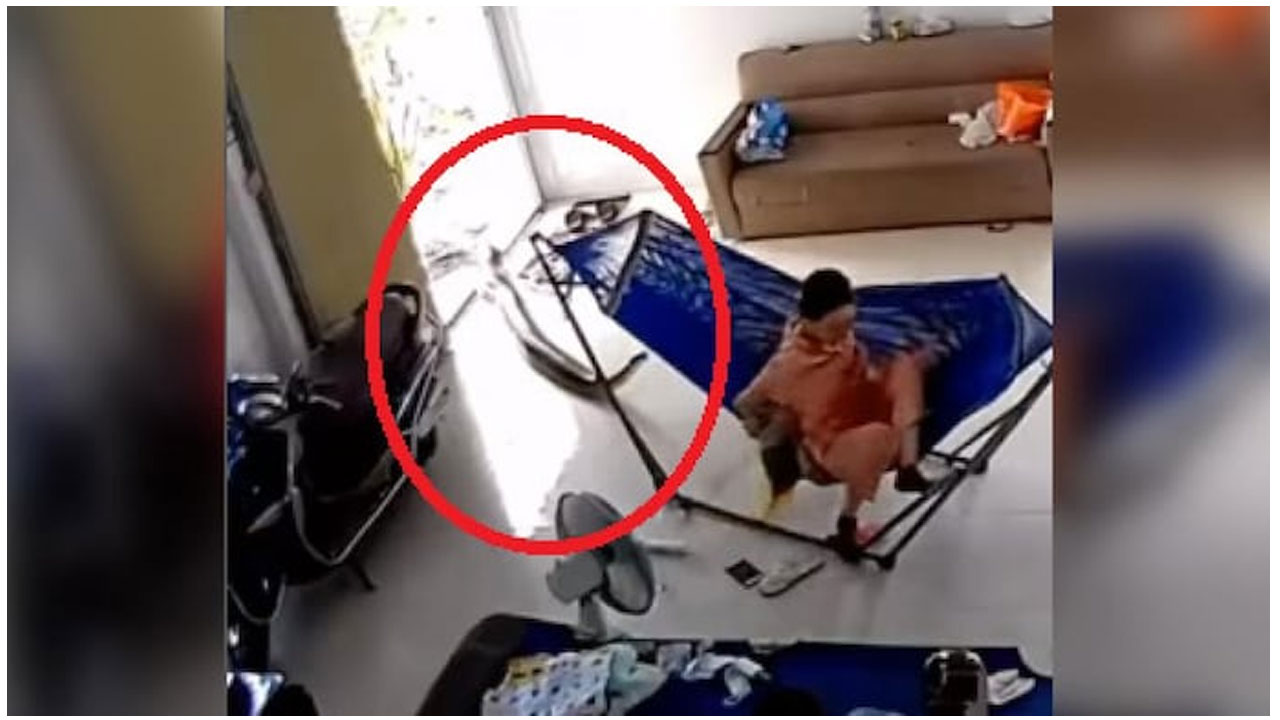 ఊయ‌లలో చిన్నారిని ఆడిస్తున్న త‌ల్లి..పాము రావ‌డంతో రెప్ప‌పాటులో ఏం జ‌రిగిందంటే..!