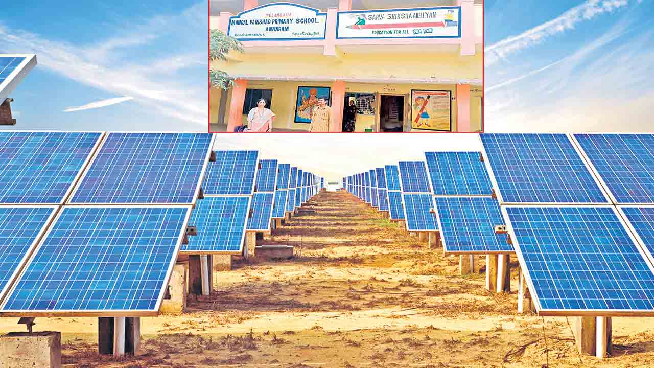 సర్కారు బడులకు.. సౌర వెలుగులు