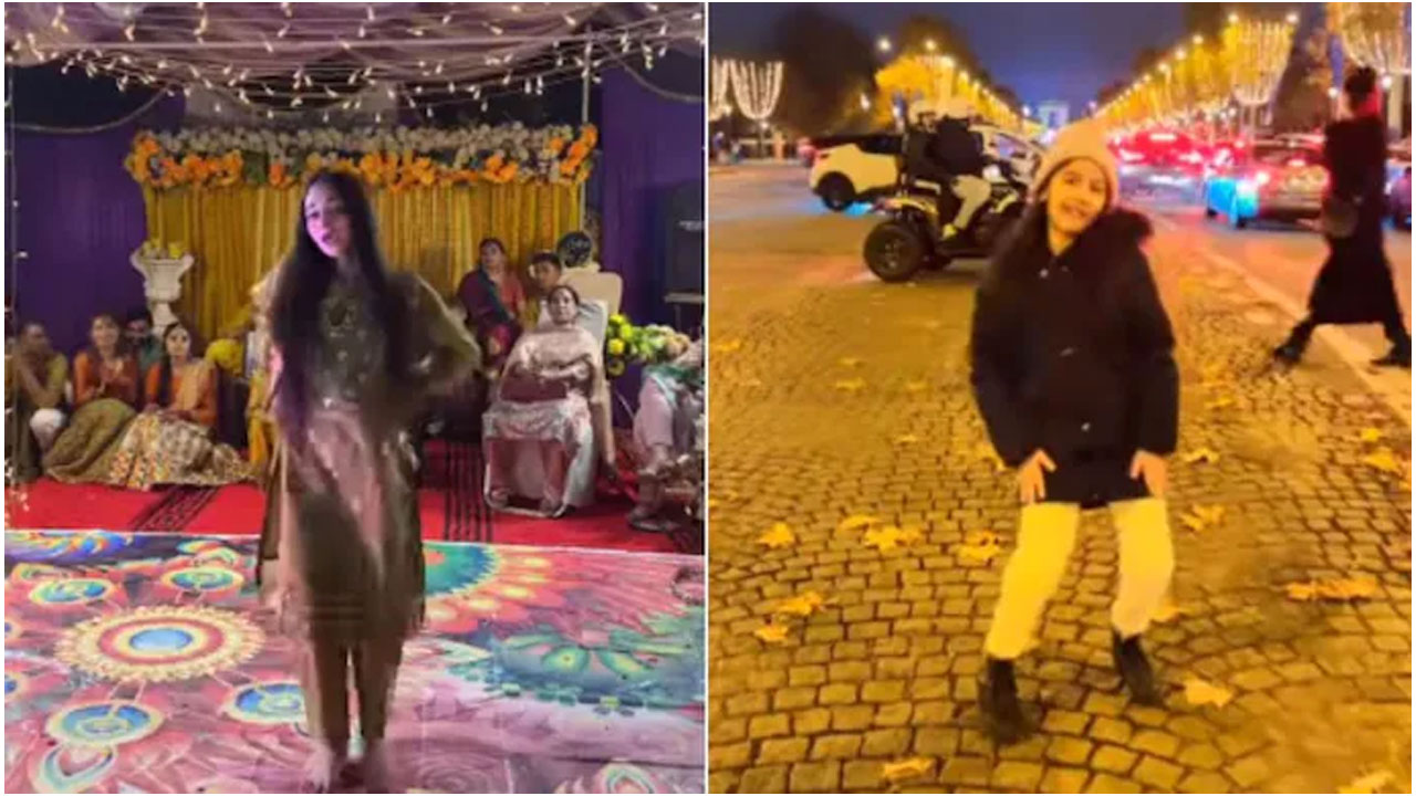 వైర‌ల్ వీడియో : ఫ్రాన్స్ వీధుల్లో మేరా దిల్ యే పుకారే సాంగ్‌కు చిన్నారి డ్యాన్స్‌