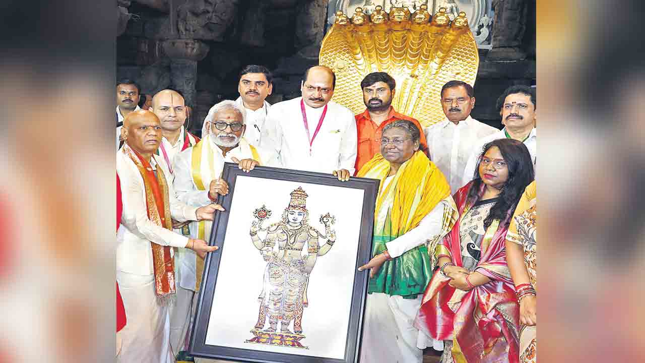 29న యాదగిరిగుట్టకు రాష్ట్రపతి రాక