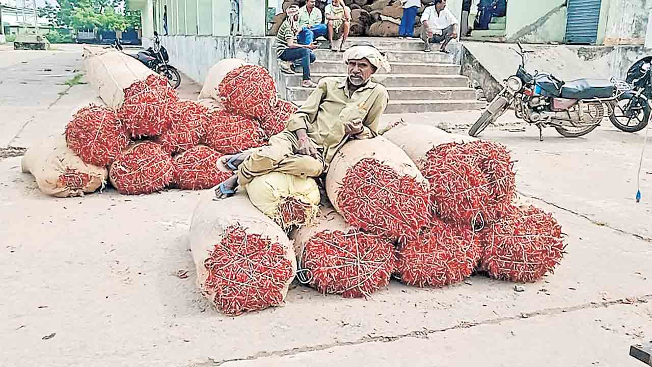 మిర్చి క్వింటాల్‌ రూ.80,100