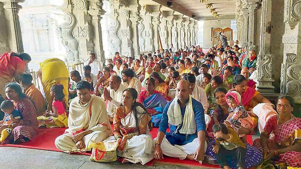 పాతగుట్టలో అధ్యయనోత్సవాలకు అంకురార్పణ