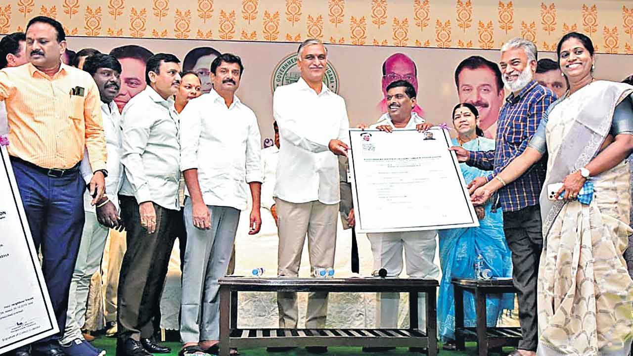 738 మందికి ఇండ్ల పట్టాలు