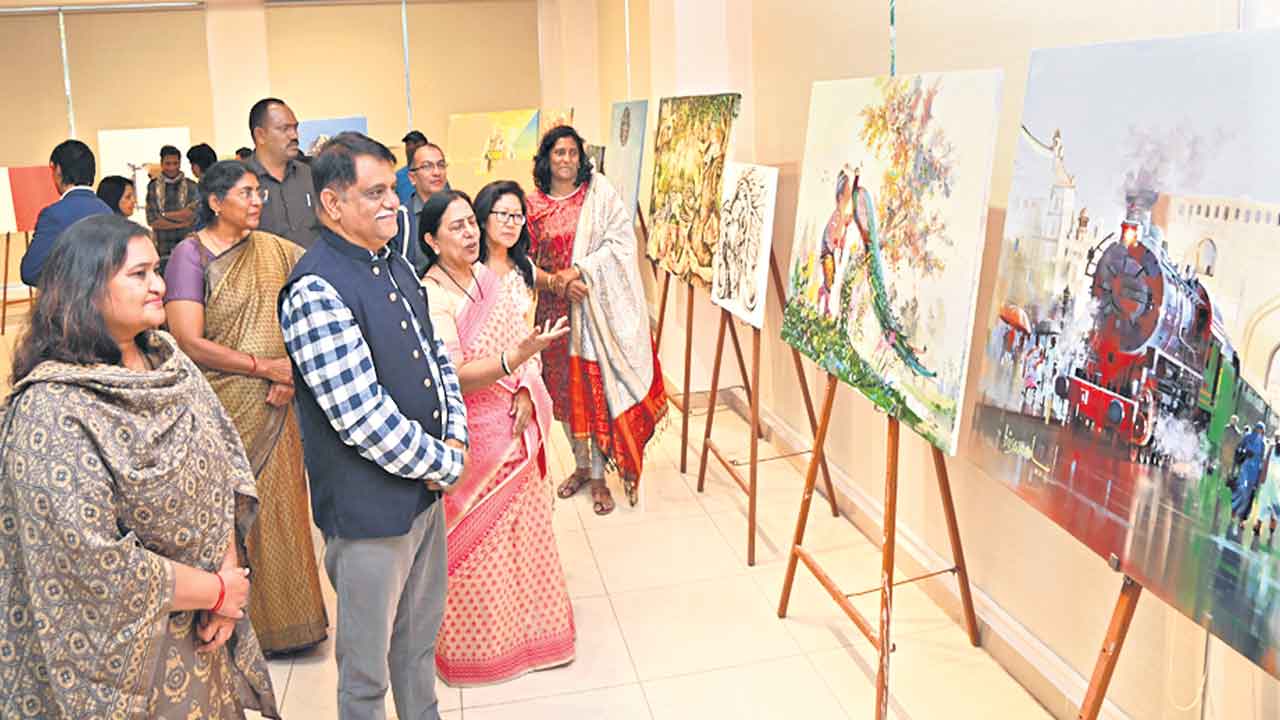 ఆర్ట్‌ గ్యాలరీలో..ఇండో – నేపాల్‌ ఆర్ట్‌ సింపోజియం