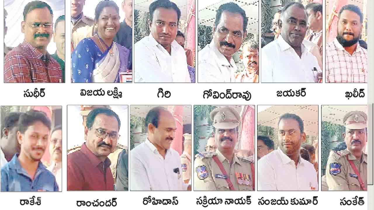 నిర్మల్‌ జిల్లాలోని ఆయా శాఖల్లో అవార్డులు అందుకున్నది వీరే..