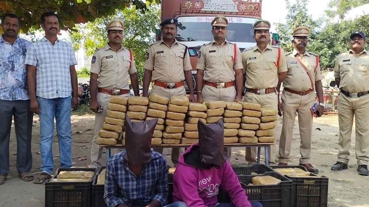 భారీగా గంజాయి పట్టివేత