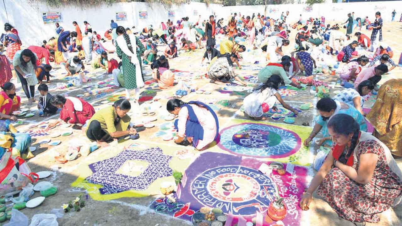 అందమైన రంగవల్లులు