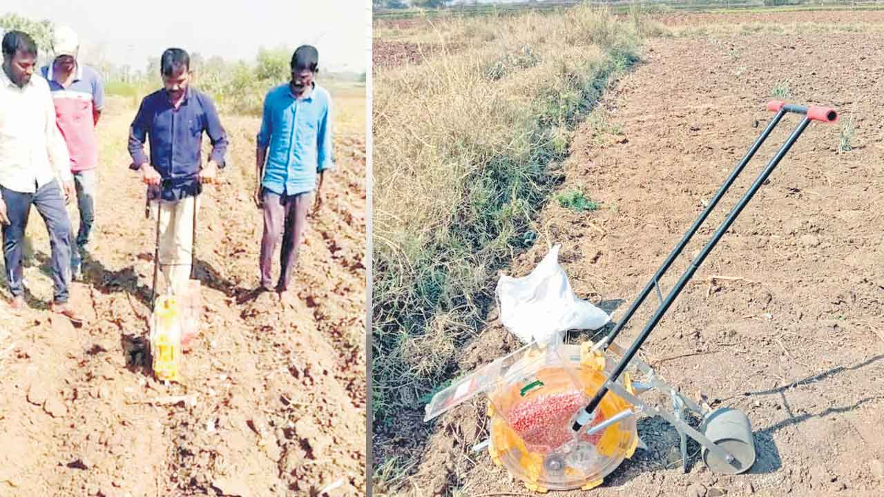 మూడు గంటల్లోనే ఎకరంలో విత్తనం