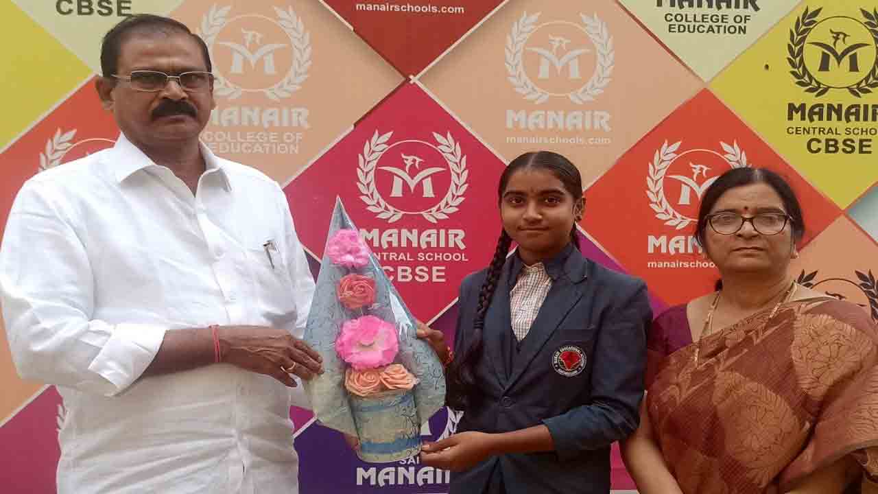 రాష్ట్రస్థాయి సైన్స్‌ ఫెయిర్‌కు సాయి మానేరు విద్యార్థి