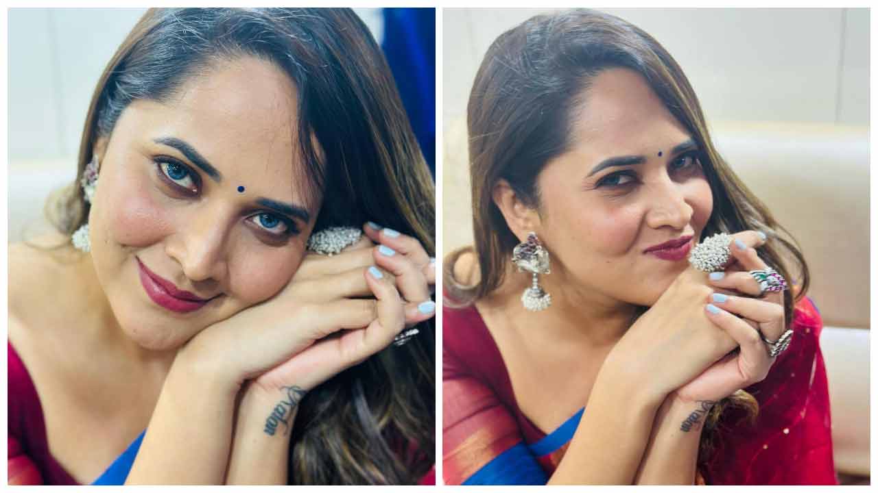 Anasuya Bharadwaj | నెట్టింట హ‌ల్‌చ‌ల్‌ చేస్తున్న అనసూయ చిలిపి పోజులు..