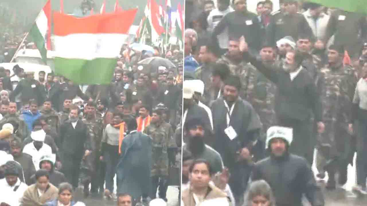 125వ రోజుకు చేరిన భారత్‌ జోడో యాత్ర.. కతువాలో నడక ప్రారంభించిన రాహుల్‌