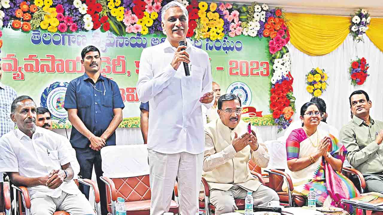 సాగు ప్రగతి గర్వకారణం : మంత్రి హరీశ్‌రావు