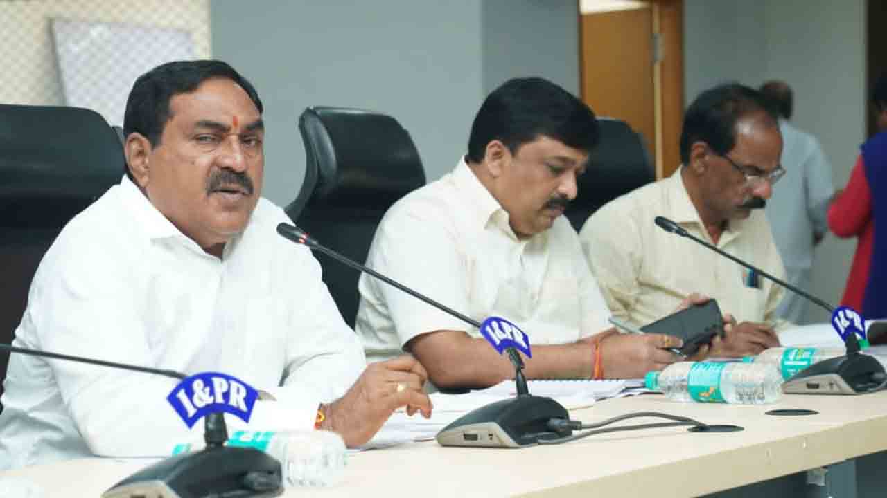 వేసవిలోగా దేవాదుల పనులు పూర్తి చేయాలి : మంత్రి ఎర్రబెల్లి