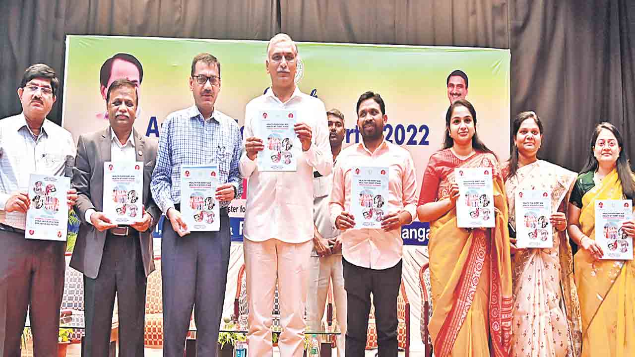 తెలంగాణలో ఆరోగ్య విప్లవం.. వైద్యారోగ్యశాఖ వార్షిక నివేదిక-2022లో వెల్లడి