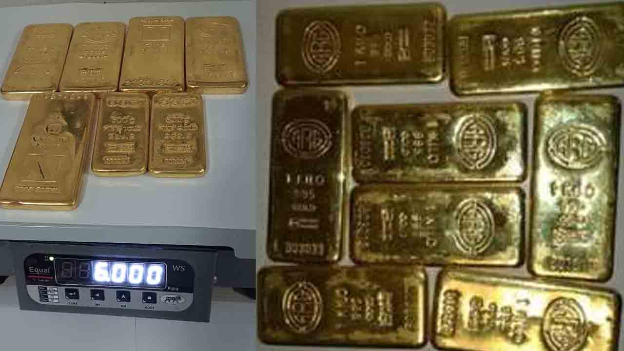 ముంబై విమానాశ్రయంలో 9.5 కిలోల బంగారం పట్టివేత