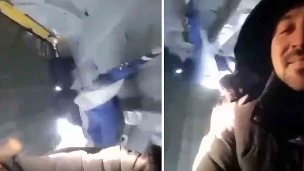 Viral Video | 2,800 మీటర్ల ఎత్తులో విమానం.. ఒక్కసారిగా తెరచుకున్న డోర్..!