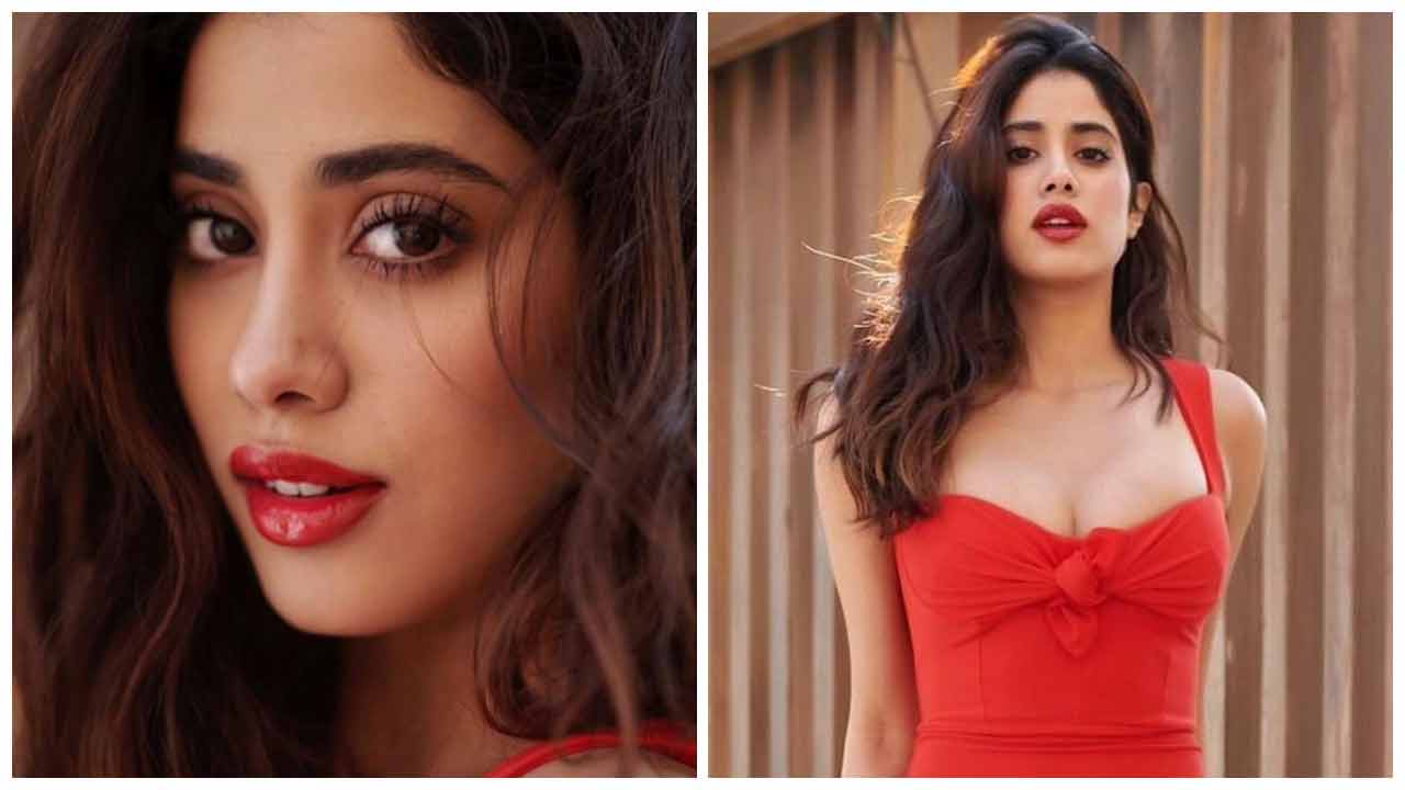 Janhvi Kapoor | ఎర్ర గులాబీలా అందాలు విరబోస్తున్న జాన్వీ కపూర్‌..