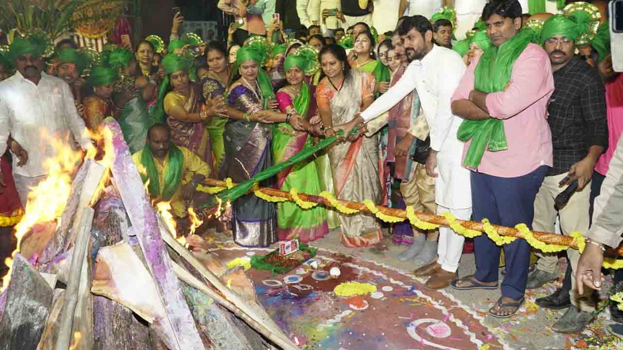 కొత్త ఆలోచనలకు నాంది పలకడమే భోగి ఉద్దేశం: ఎమ్మెల్సీ కవిత