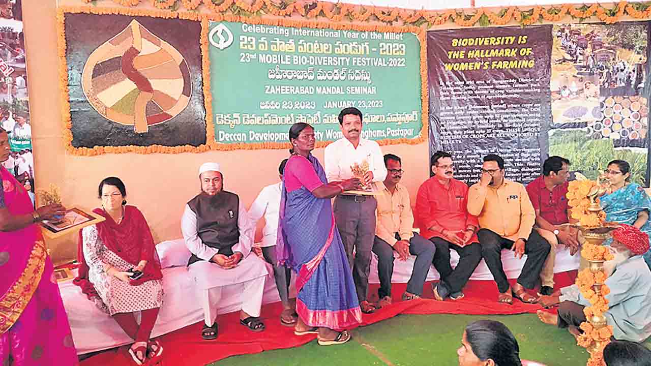 పాత పంటలతోనే జీవ వైవిధ్యం