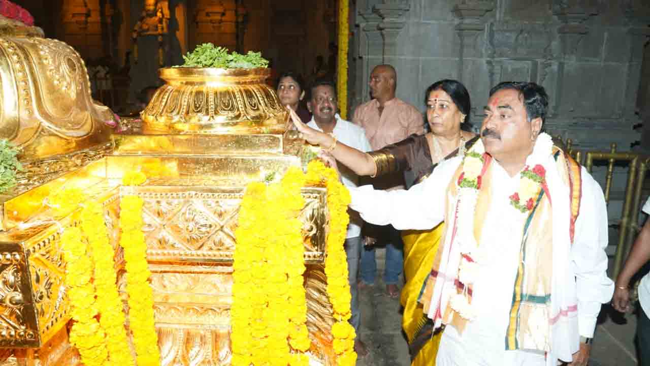 తిరుపతితో సమానంగా యాదాద్రి ఆలయం అభివృద్ధి : మంత్రి ఎర్రబెల్లి