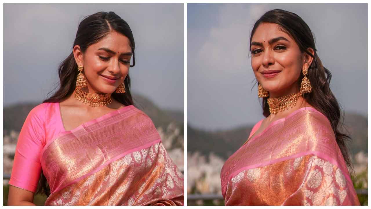 Mrunal Thakur | పట్టుచీరలో మృణాల్ ఠాకూర్ మెరుపులు..
