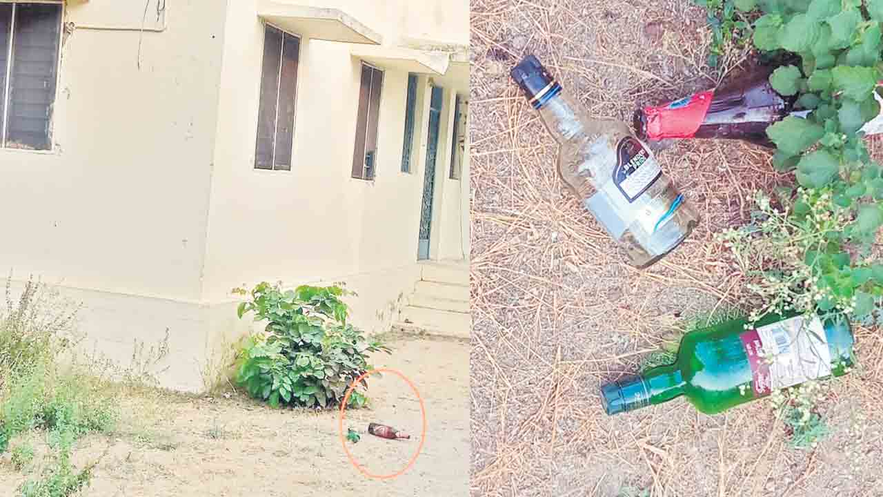 అసాంఘిక కార్యకలాపాలకు అడ్డాగా లైబ్రరీ