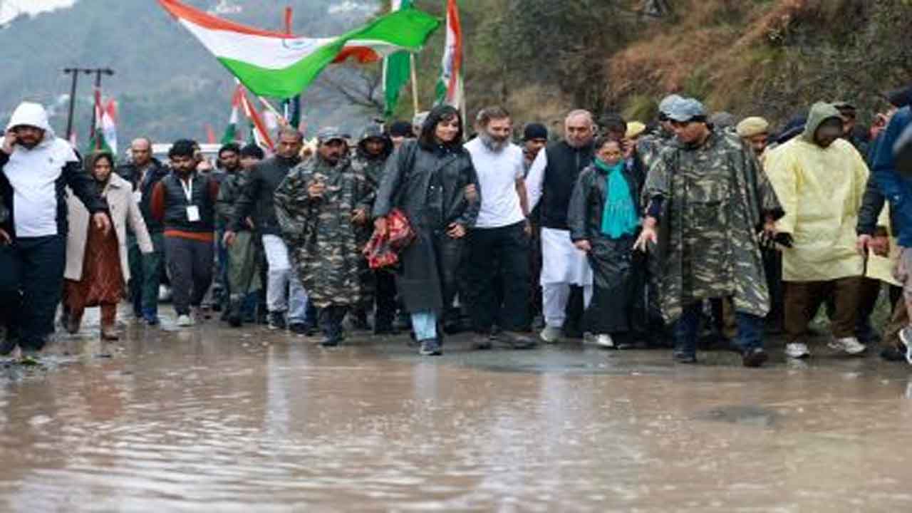 Rahul Yatra | జమ్ములో భారీ వర్షం.. రాహుల్‌ జోడో యాత్ర క్యాన్సిల్‌