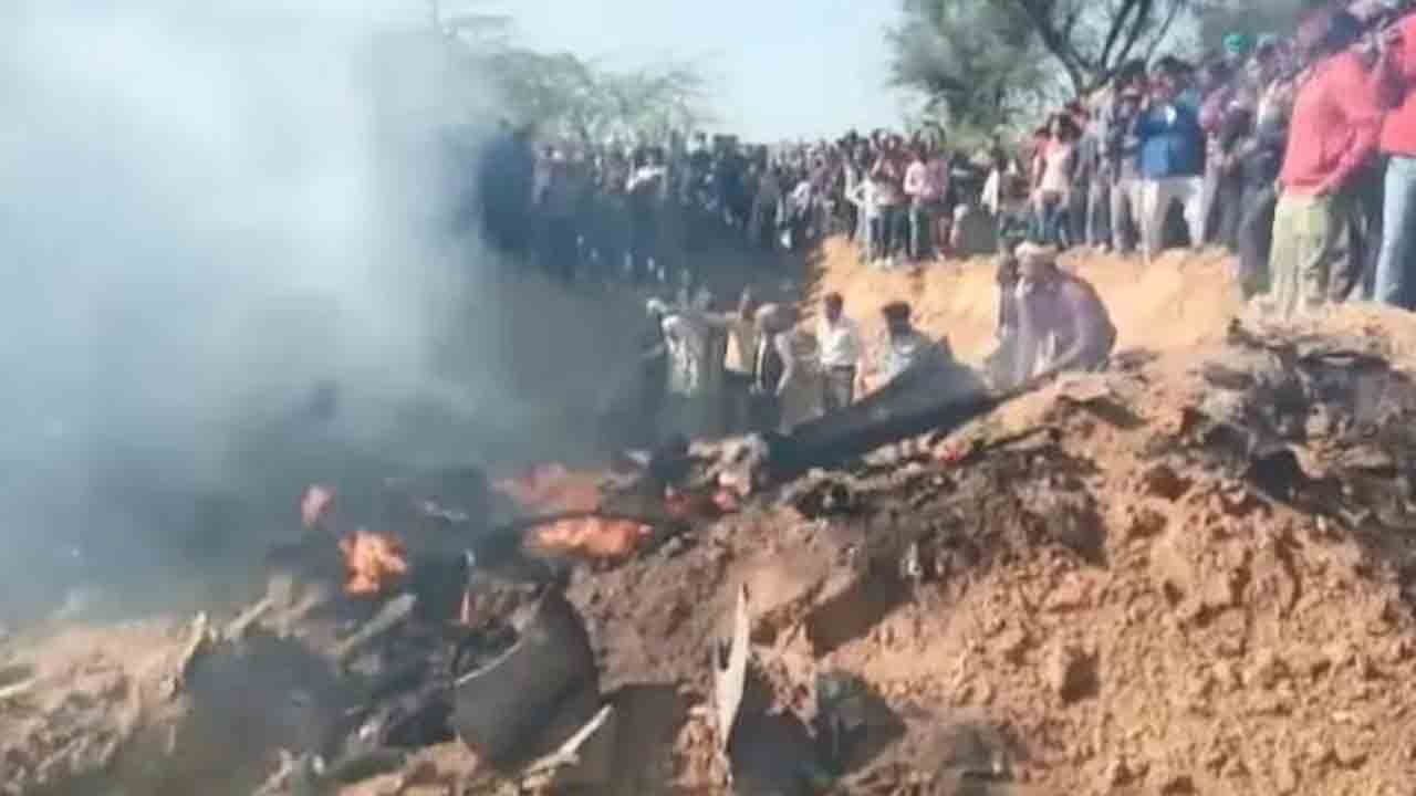 రాజస్థాన్‌లో కూలిన చార్టర్డ్‌ విమానం