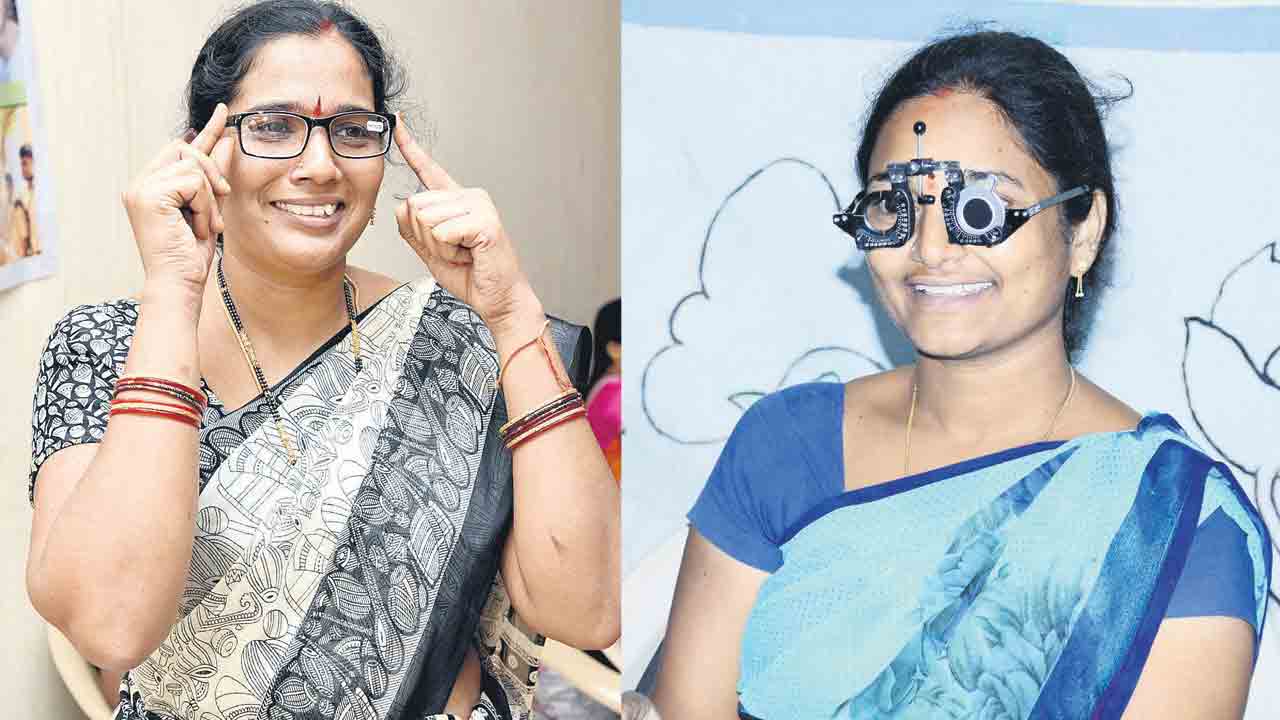 ఇంటి ముందే కంటి పరీక్ష