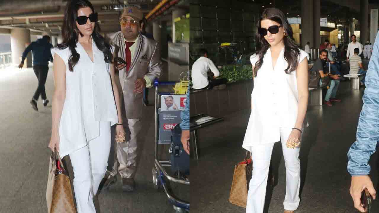 Samantha | ముంబయి ఎయిర్‌పోర్ట్‌లో దర్శనమిచ్చిన సమంత.. వీడియో వైరల్‌..!