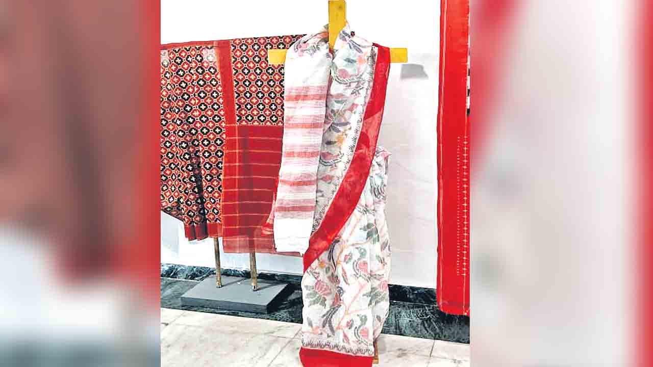 దుబ్బాక ‘లినెన్‌’ చీరకు జాతీయస్థాయి గుర్తింపు