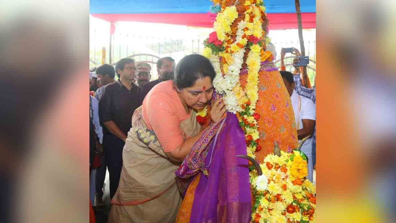 వనదేవతలను దర్శించుకున్న మంత్రి సత్యవతి రాథోడ్‌