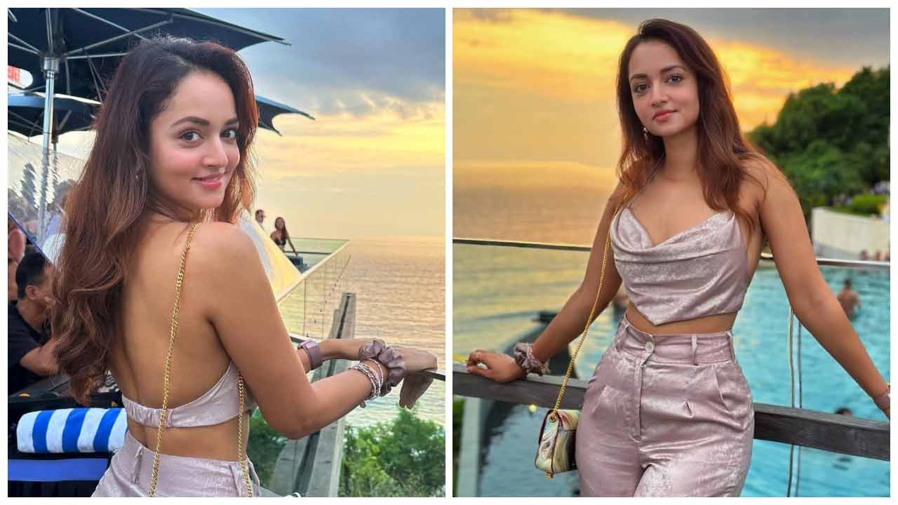 Shanvi Srivastava | బ్యాక్ లెస్ అందాలతో సెగలు పుట్టిస్తున్న శాన్వీ శ్రీవాత్సవ..