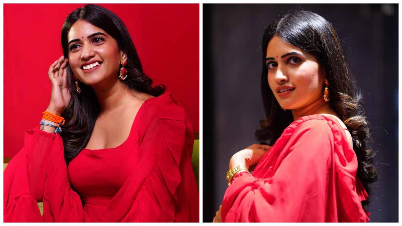 Sravanthi Chokarapu | ఎర్ర గులాబీలా అందాలు విరబోస్తున్న స్రవంతి..