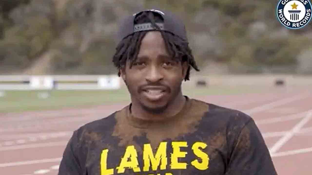 Viral Video | కాళ్లు లేకున్నా చేతుల మీదే నడక.. ప్రపంచ రికార్డు బద్దలు కొట్టిన అథ్లెట్‌