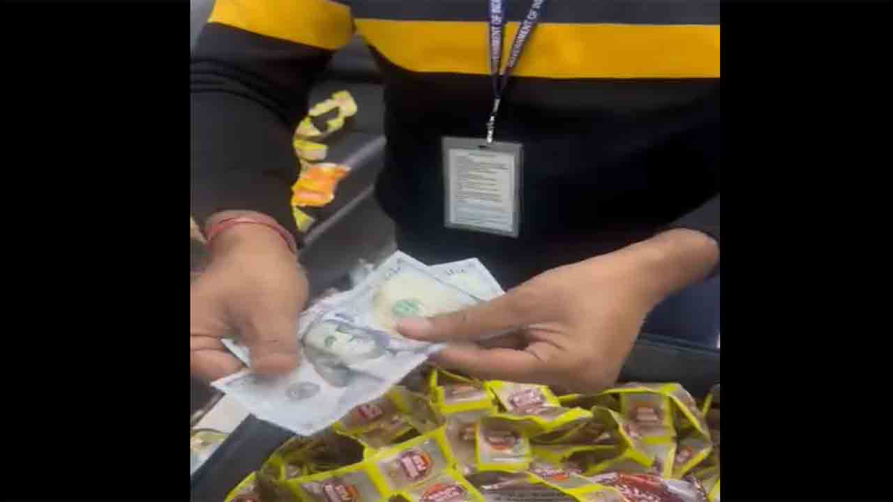 Watch: గుట్కా ప్యాకెట్లలో రూ.33 లక్షల విలువైన విదేశీ నోట్లు.. అక్రమ రవాణా గుట్టురట్టు