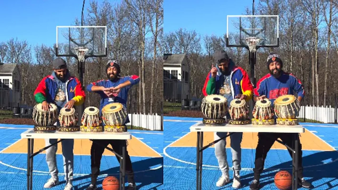 వైర‌ల్ వీడియో : కామ్ డౌన్ సాంగ్‌కు త‌బ‌లాతో హోరెత్తించారు..!