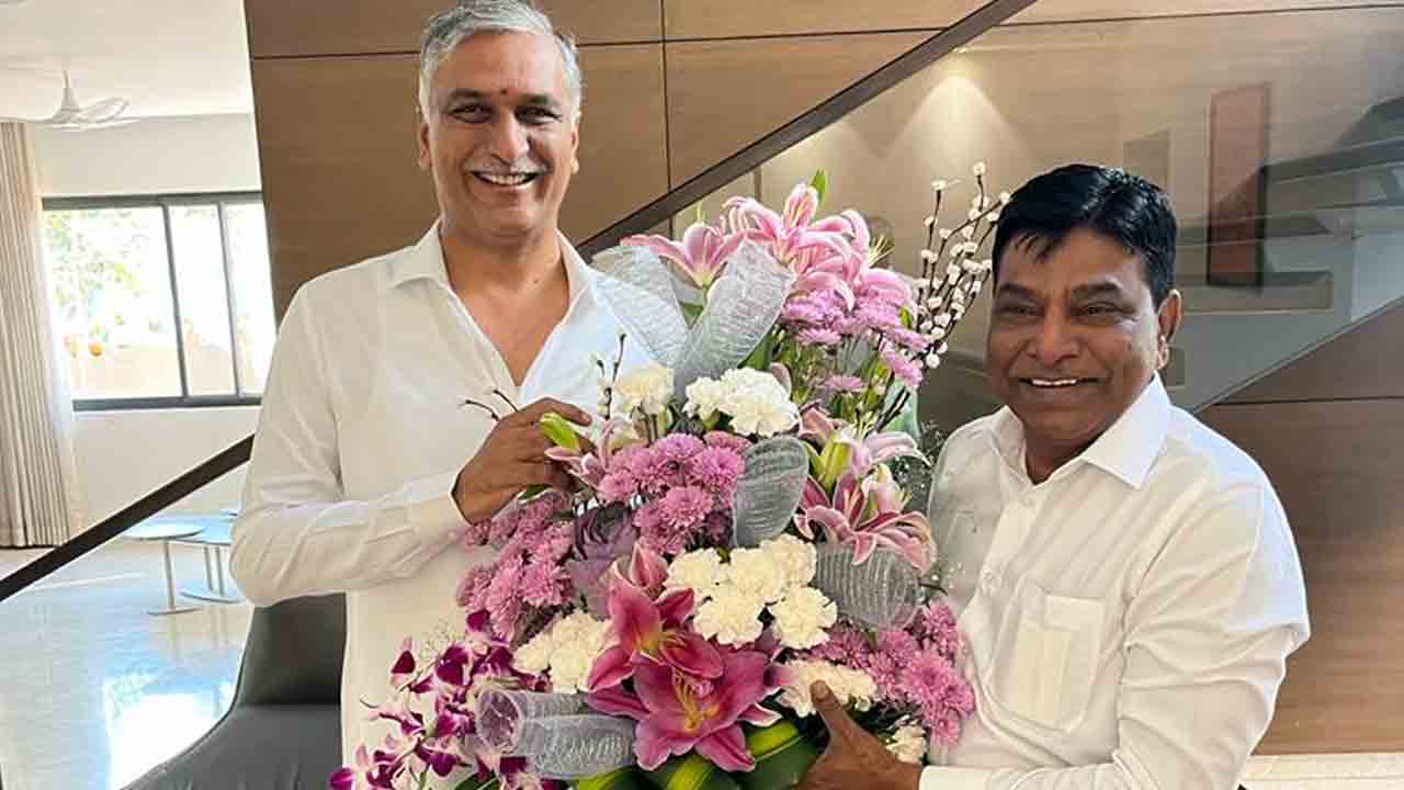 హరీశ్ రావు అవిశ్రాంత కృషితోనే ఖమ్మం సభ సక్సెస్ : ఎంపీ నామా నాగేశ్వ‌ర్ రావు