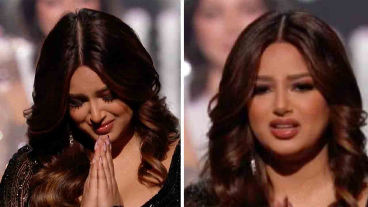 కన్నీళ్లు పెట్టుకున్న మాజీ విశ్వసుందరి.. స్టేజ్‌పై వాక్‌ చేస్తూ జారిపడిపోబోయిన హర్నాజ్‌ సంధు