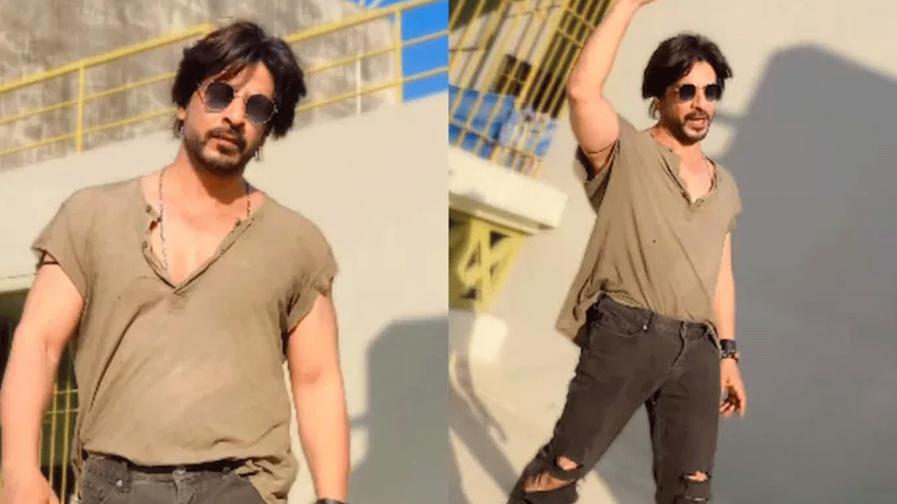 వైర‌ల్ వీడియో : ప‌ఠాన్ సాంగ్‌కు క్రేజీ స్టెప్స్‌తో షారుక్‌ను దించేశాడు