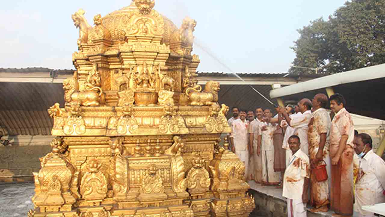 పద్మావతి అమ్మవారి ఆలయంలో శాస్త్రోక్తంగా కోయిల్‌ ఆళ్వార్‌ తిరుమంజనం