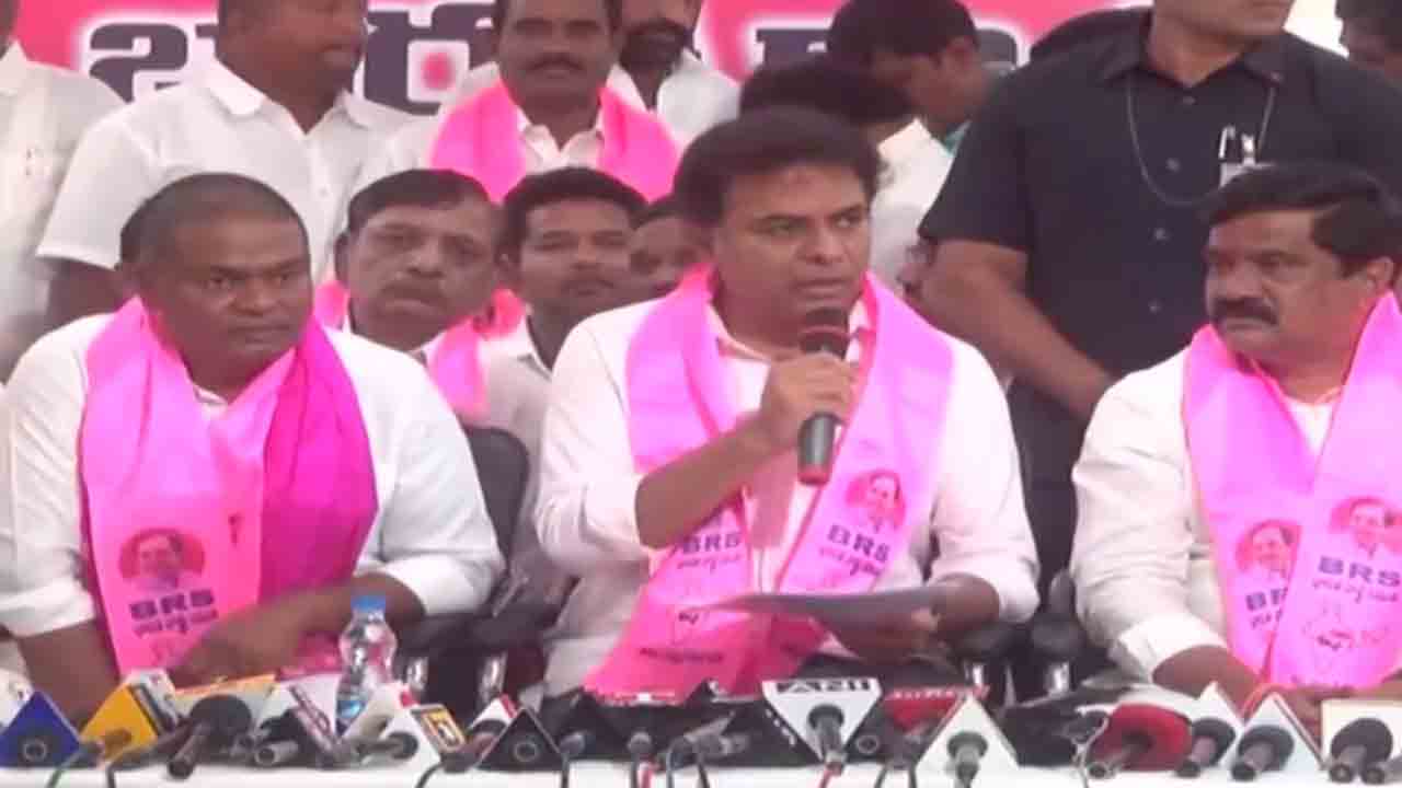 ద‌మ్ముంటే పార్ల‌మెంట్‌ను ర‌ద్దు చేసి ముంద‌స్తుకు రండి.. బీజేపీకి కేటీఆర్ స‌వాల్